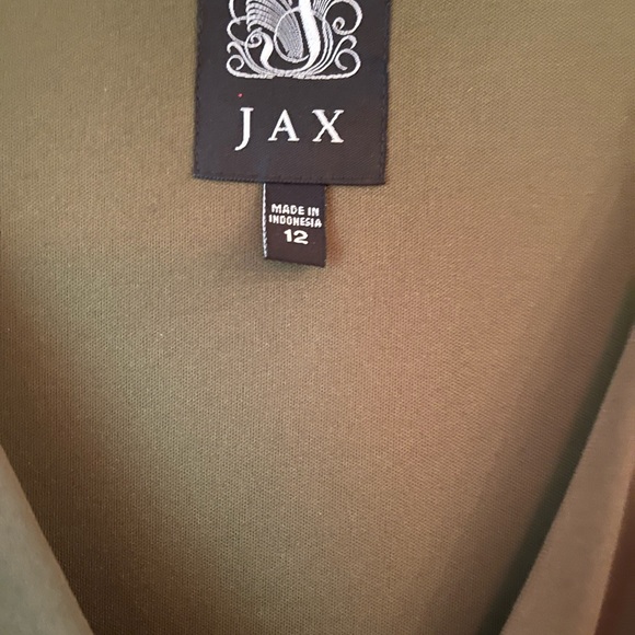 JAX Olive Green Dress, Size 12, Never Worn - Picture 3 of 6